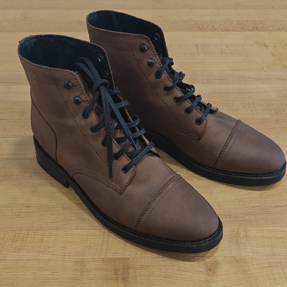 Brown Leather Men's Boots